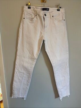 Kut From The Kloth White Skinny Womans Jeans
